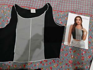 Trendy Color Block Crop Top