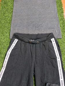 Grey Athleisure Set - Top &amp; Joggers