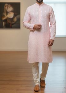 Elegant Pink Kurta Set