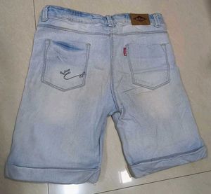 Light Wash Denim Shorts