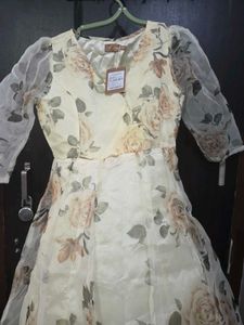 Elegant Floral Print Maxi Dress