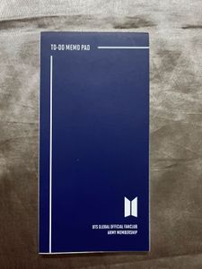 BTS Army Membership To-Do Memo Pad