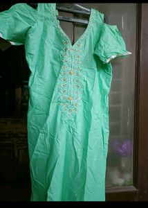 Boutique Stitched Contrast Suit With Dupatta In L