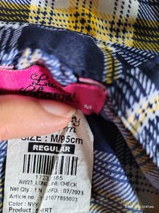 Classic Blue Plaid Button-Up Shirt
