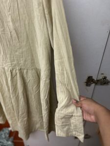 Olive Green Button Down Top