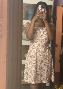 Floral Print Mini Dress