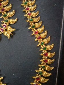 Elegant Gold-Toned Necklace Combo Set