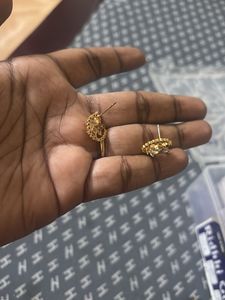 Elegant Stud Earrings with Crystal Accents