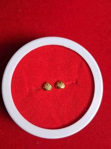 beautiful Gold Stud Earrings