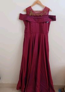 NEW SATIN MAXI GOWN