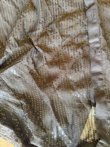 Sparkly Black Button-Up Shirt