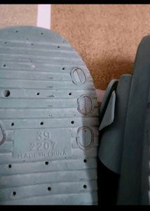 Stylish Teal Buckle Slides in5.5 size 39 no.