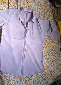 Lilac Button-Down Shirt