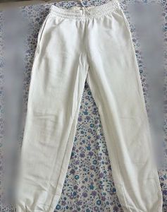 White Jogger Sweatpants