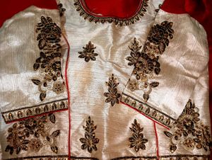 Embroidered Silk Blouse