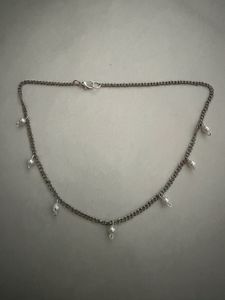 Neckpiece with Pearl Drops And Earrings