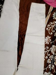 Skinny white pant