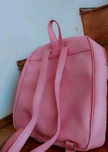 Cute Pink Floral Backpack