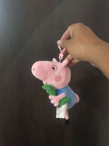 Peppa Pig GEORGE - Plush Soft Toy keyrin