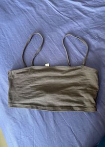 Solid Grey Tube Top