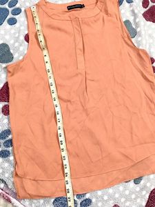 Peach Sleeveless Top