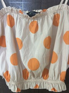 Cute Polka Dot Crop Top