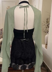 Elegant Sage Green Sheer Dupatta
