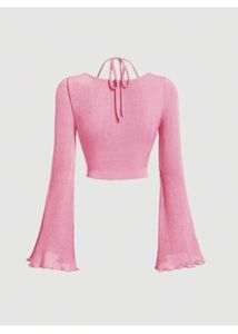 Y2K Pink Ruched Crop Top LIKE NEW (less dilivery)