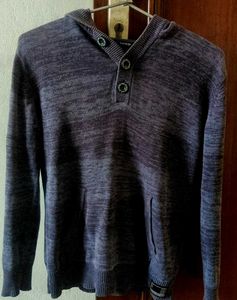 Stylish Knit Hoodie Sweater