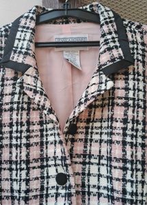 Jessica Howard Pink Plaid Blazer