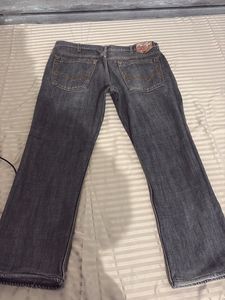 Men's Grey Denim Jeans