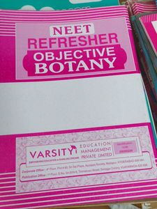 Neet Refresher, objective botany