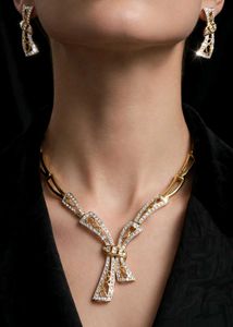 Elegant gold plated jwellery set