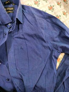 Cobb Men's Blue Button-Down Shirt