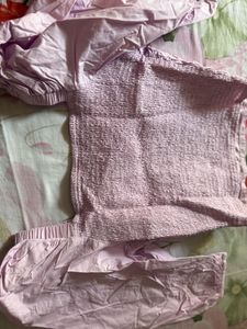 Chic Lavender Ruched Top