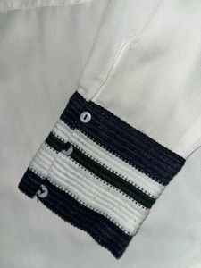 Zara White Button-Down Shirt
