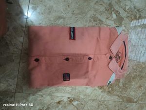 Men's Peach Casual Shirt