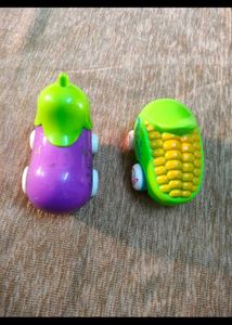 Cute Veggie &amp; Fruit Pull-Back Toys