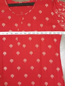 New Kurti With Beautiful Print