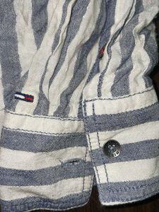 Tommy Hilfiger Striped  Shirt small holes