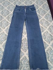 High-Waisted Wide Leg Jeans