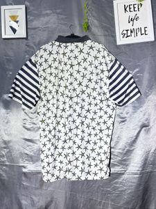 PLAy BOY Unique Starfish Print Polo Shirt