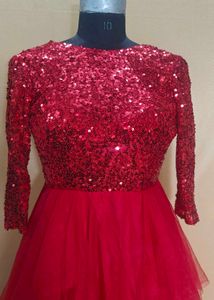Stunning Red Sequin Gown