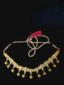 Elegant Pearl and Diamond Choker Necklace