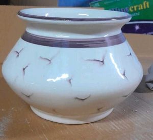 Hand-Painted Ceramic Pot