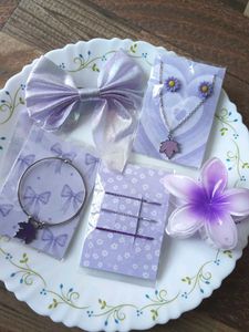 purple colour a new hair accessories
