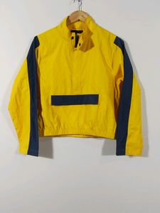 Yellow Casual Jacket Top (Women)