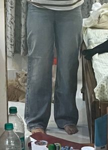 Light Wash Wide Leg Jeans
