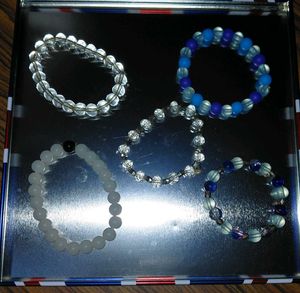 Set of 5 Beaded Bracelets