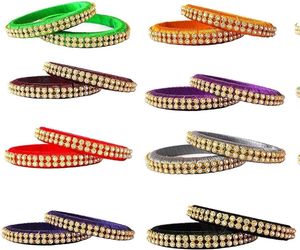 Any Colour Thread Bangles (Set of 2)